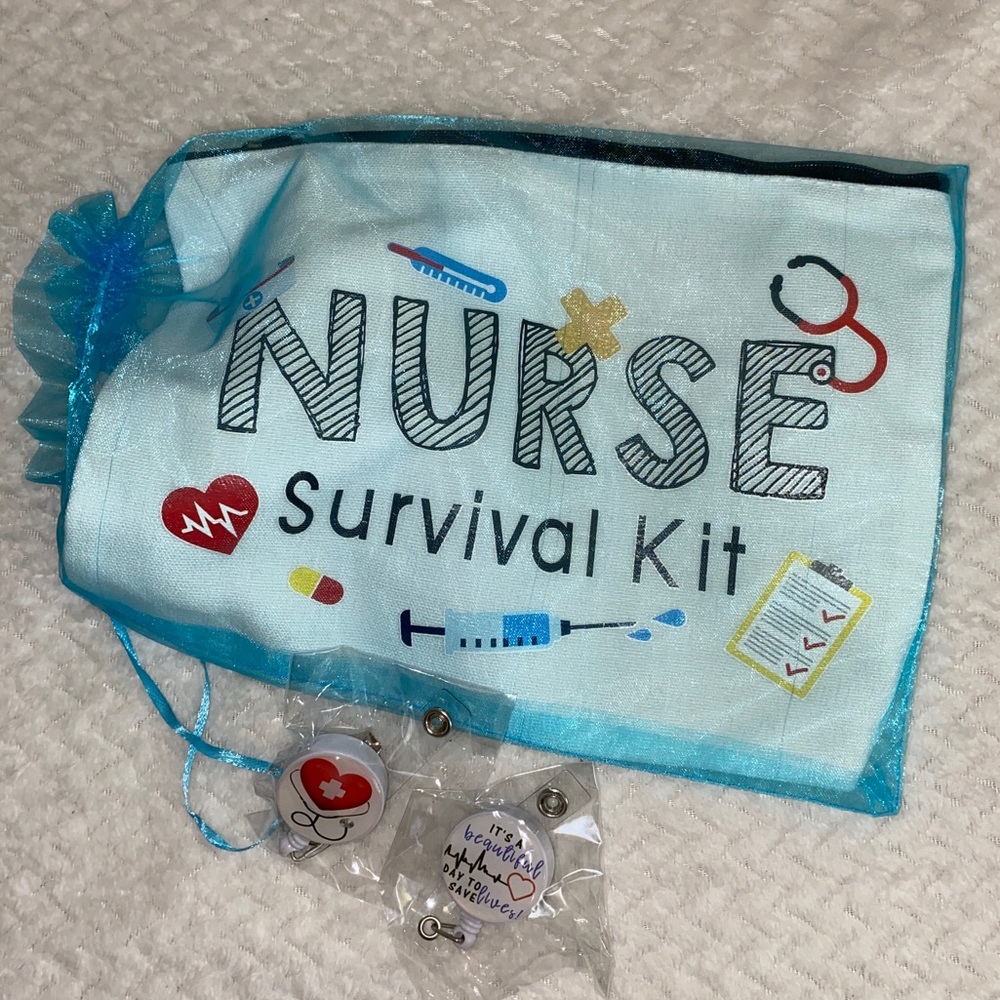 NURSE Pencil Pouch and Badge Reel